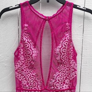 💕 Victoria’s Secret Pink-lace Bodysuit 💕